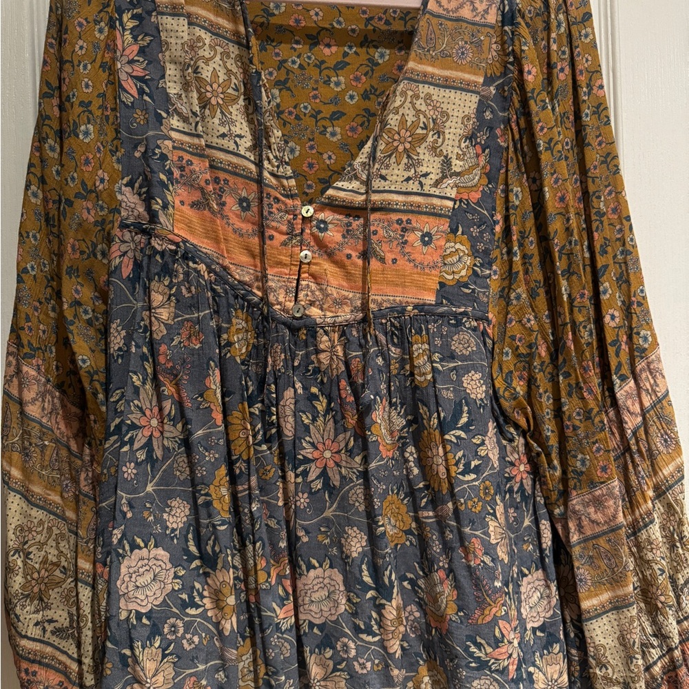 Floral Bohemian Long Sleeve Dress